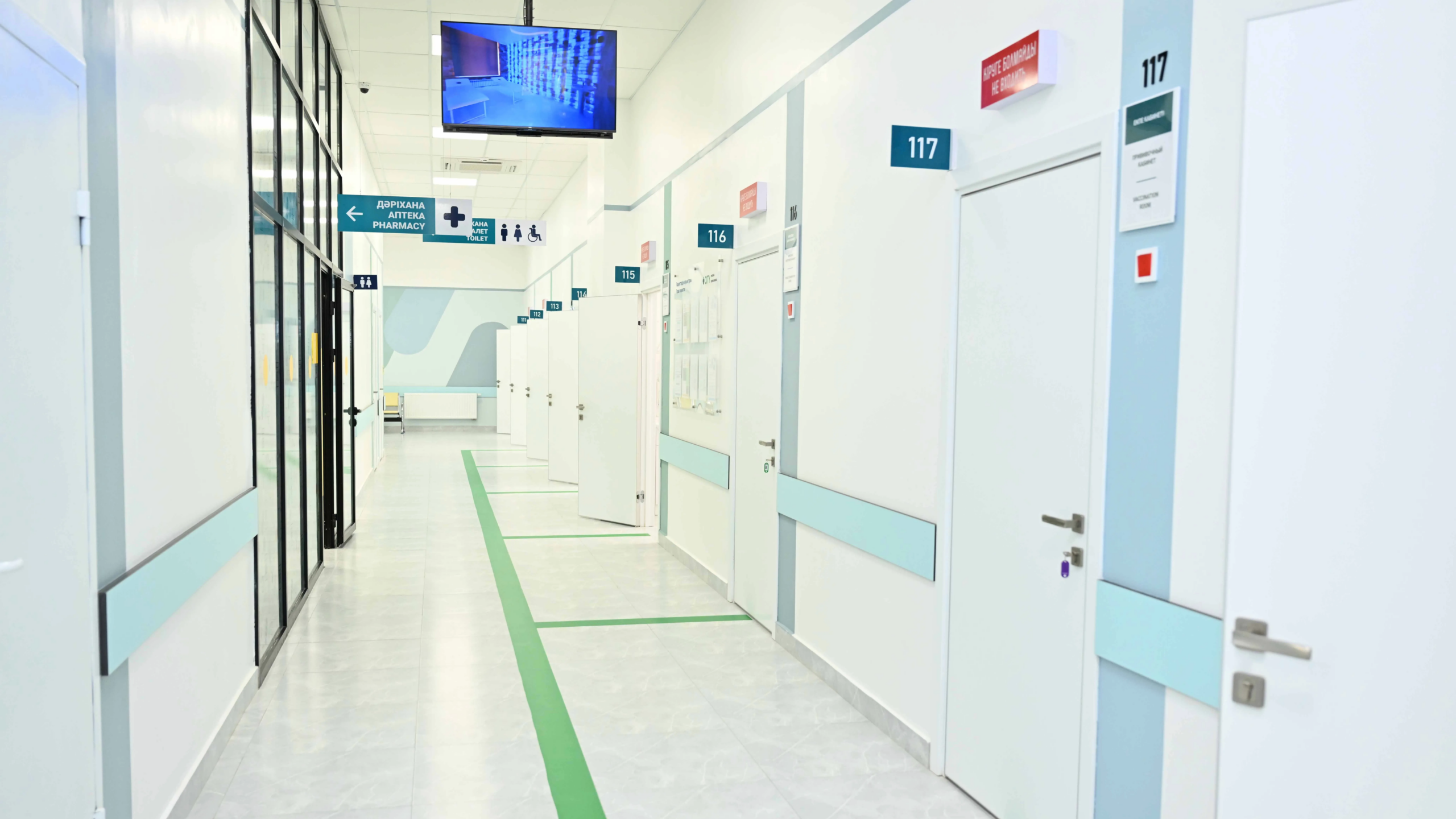 Пожар случился в детской больнице в Астане