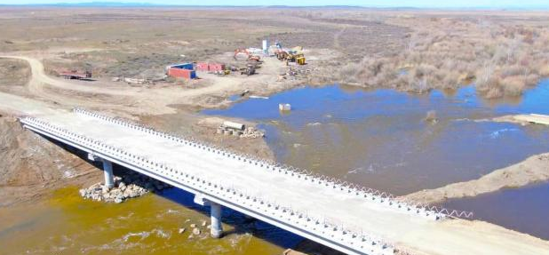 В Абайской области восстановили движение на мосту в селе Тассай