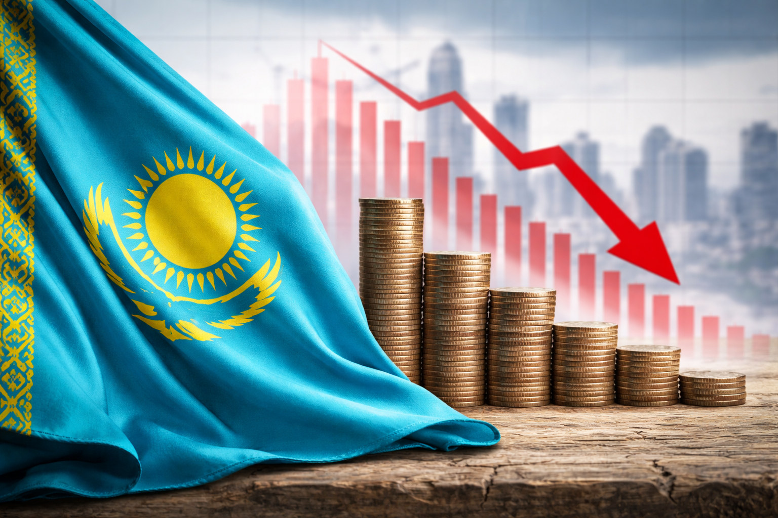 Экономика Казахстана резко притормозила