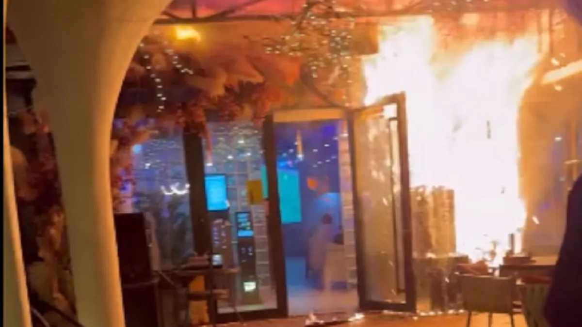 Пожар из-за свечек на торте произошёл в алматинском кафе