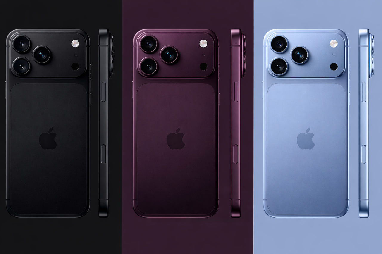 В сеть слили возможные цвета iPhone 18 Pro