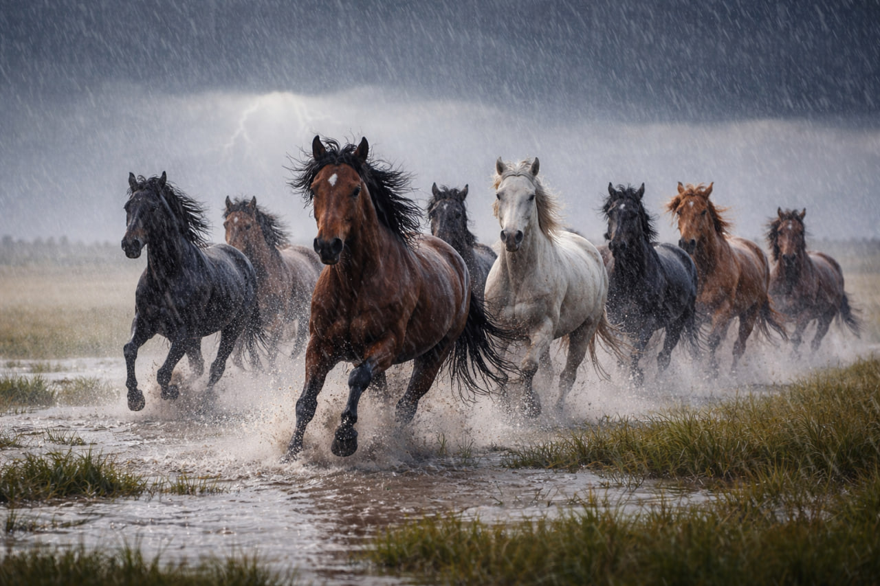 Более 100 лошадей погибли в Мангистауской области из-за непогоды