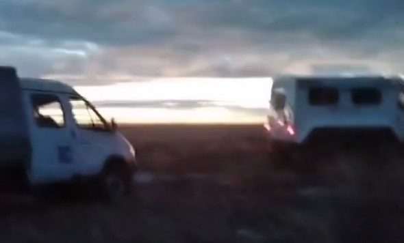 В СКО спасатели МЧС вытащили застрявшие авто с людьми