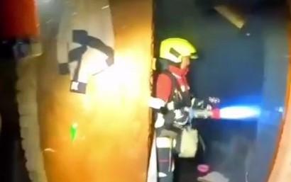 Пожарный датчик спас многодетную семью в Алматы