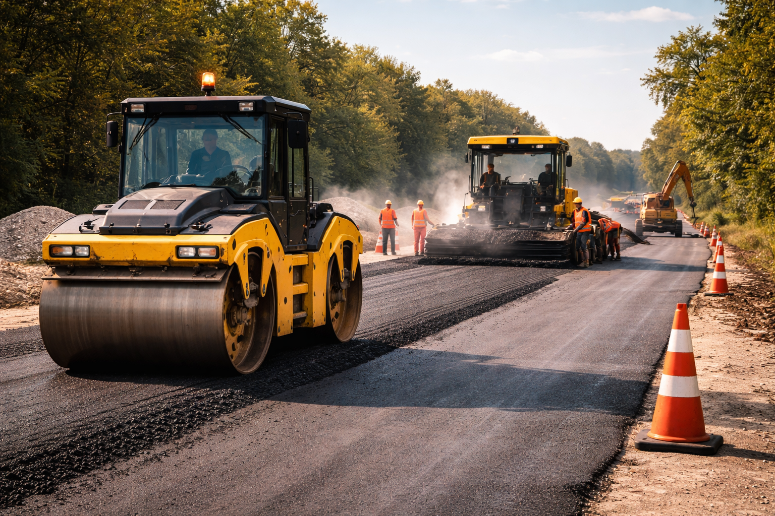 В Казахстане начался дорожно-строительный сезон