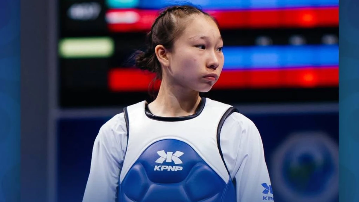 Айым Серикбаева принесла Казахстану историческое «золото» по таеквондо