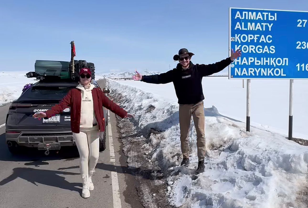 Американский авто-путешественник и блогер Connor прибыл в Казахстан в рамках международного автотура