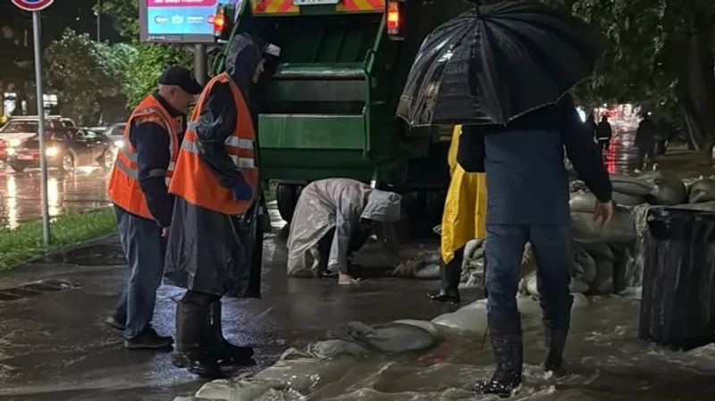 В Алматы выпало рекордное количество осадков