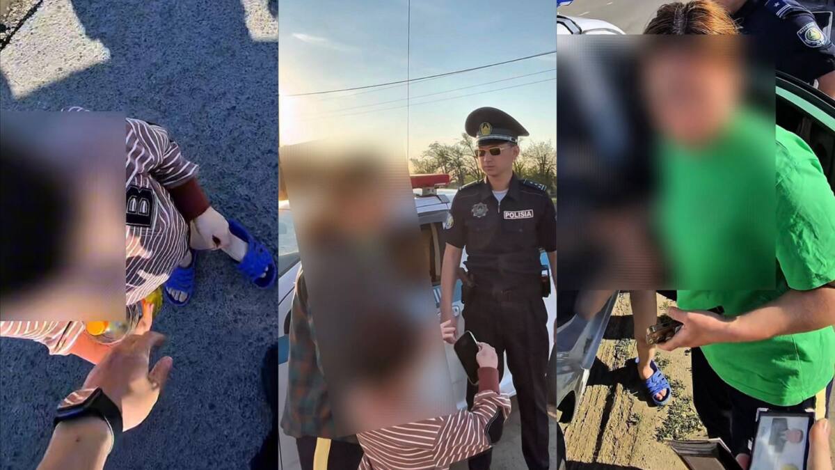 В Атырауской области полицейский оперативно нашел пропавшего ребенка