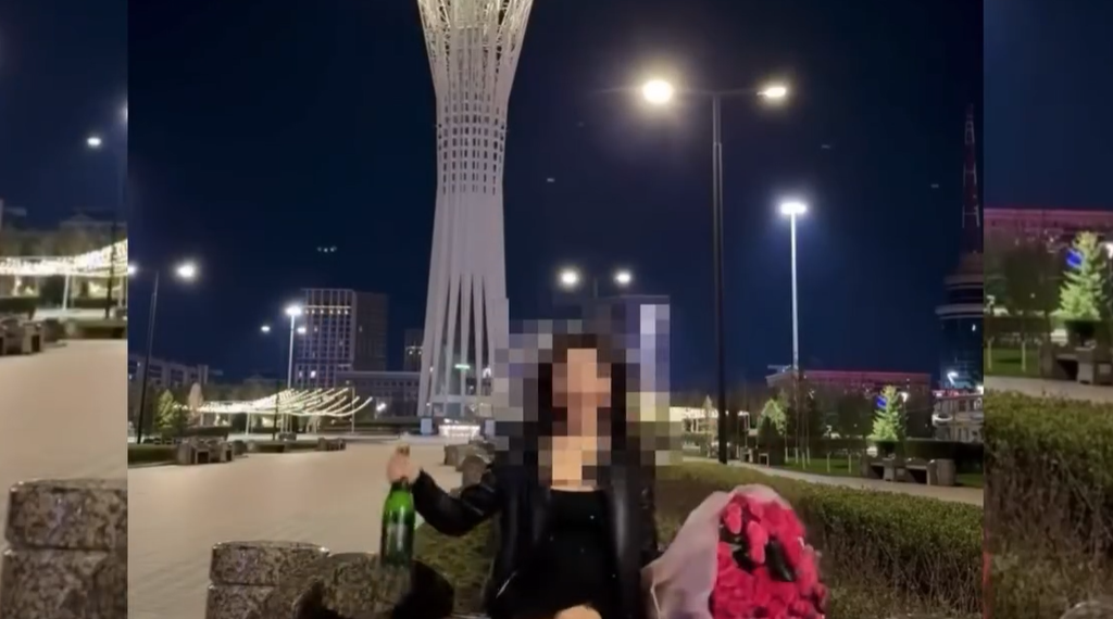 На казахстанку подали в суд из-за трендового видео на фоне Байтерека