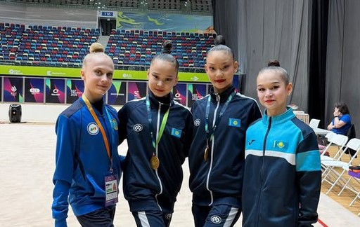 Казахстан завоевал "серебро" чемпионата Азии по художественной гимнастике