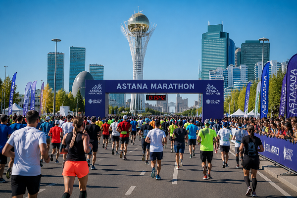 В столице в рамках Astana Half Marathon перекроют некоторые улицы