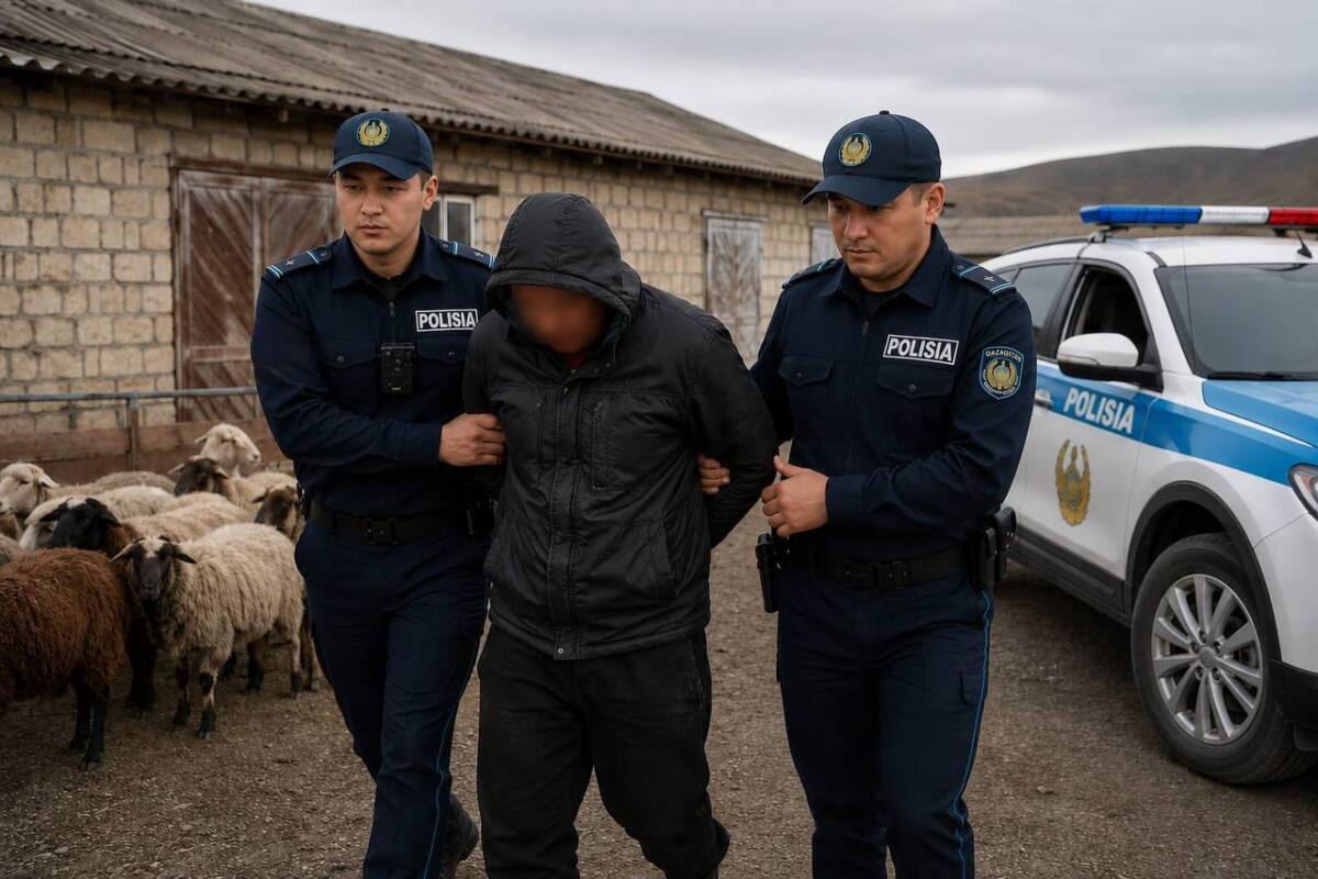 В Жамбылской области задержан бывший пастух, подозреваемый в краже 72 голов скота