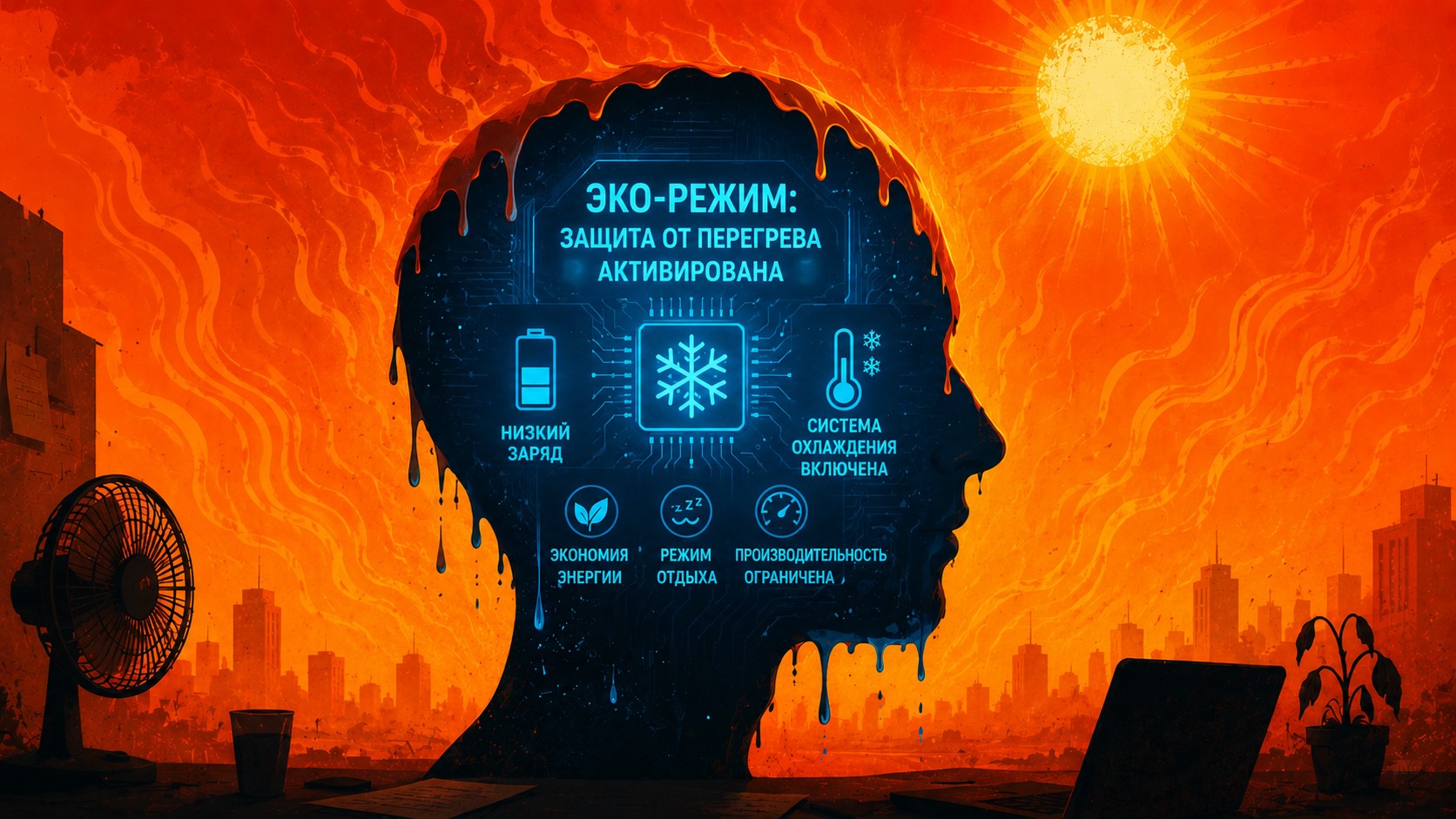 Почему лень при +30°С - не дефект характера, а сигнал системы безопасности