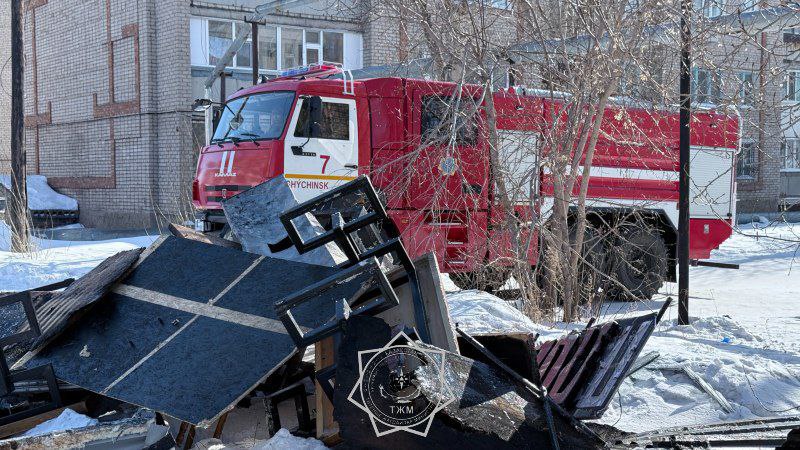 Пожар в Акмолинской области: расследование завершили