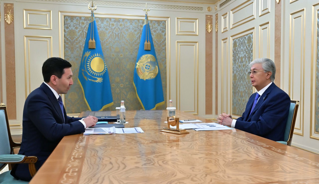 Касым-Жомарт Токаев принял председателя правления АО «Самрук-Қазына» Нурлана Жакупова