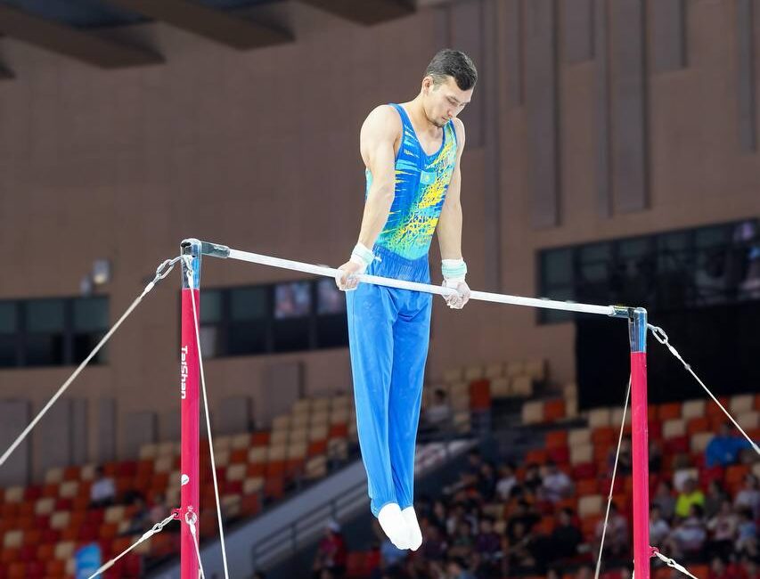 Диас Тойшыбек выступил в финале чемпионата Азии по спортивной гимнастике