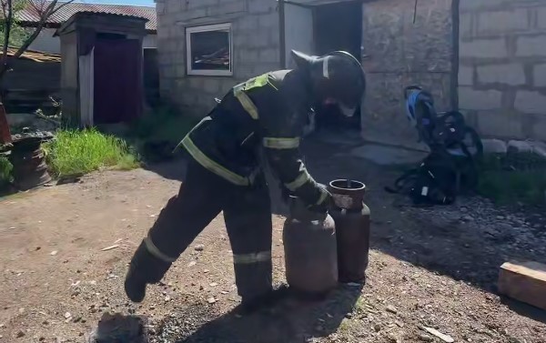 Взрыв газовых баллонов предотвратили в Астане