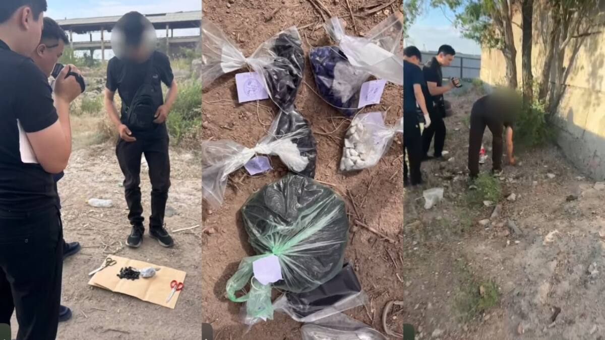 В Карагандинской области задержали наркокурьера с 287 закладками