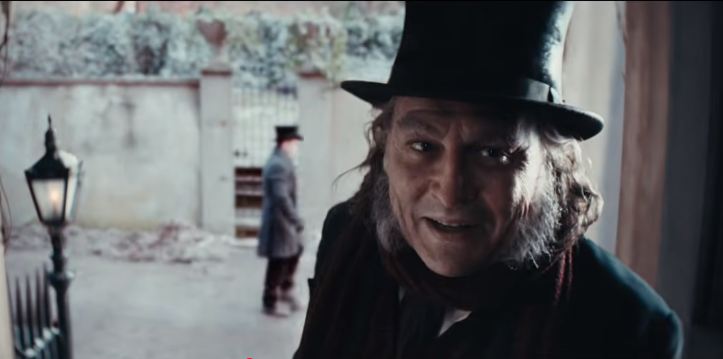 Киностудия Paramount Pictures представила первый трейлер фильма "Эбенезер: Рождественская история" с Джонни Деппом