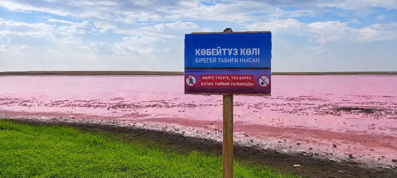 По поручению главы государства на озере Көбейтұз начали действовать природоохранные ограничения