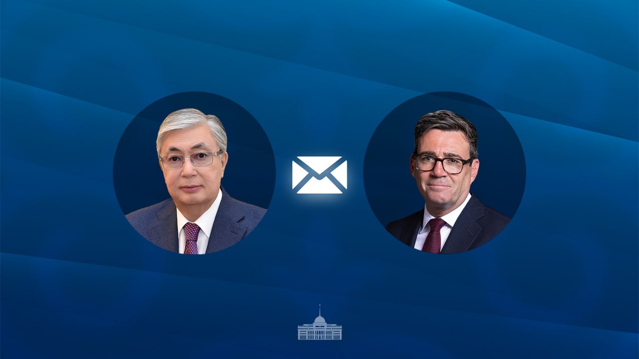 Токаев поздравил Эндрю Бернема с вступлением в должность премьер-министра Соединенного Королевства Великобритании и Северной Ирландии