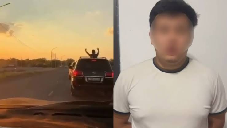 Восемь автомобилей свадебного кортежа отправили на штрафстоянку в области Улытау