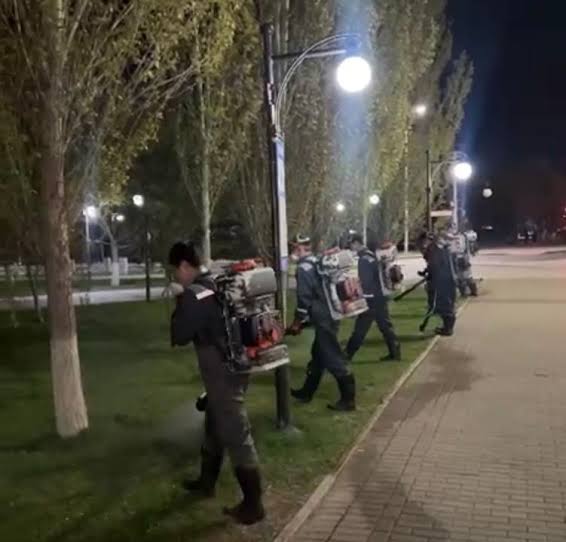 В Астане продолжают сезонную обработку против комаров и мошек