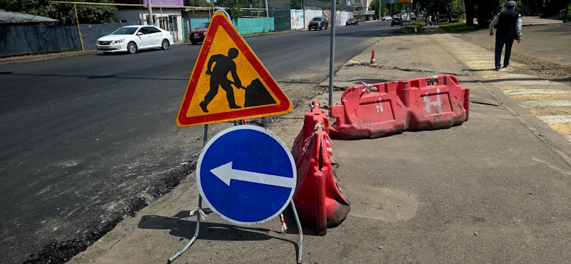 Участок улицы Манаса временно перекроют в Алматы