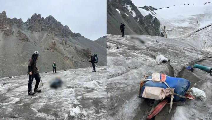 Алматинка заявила, что найденные в горах останки принадлежат ее отцу
