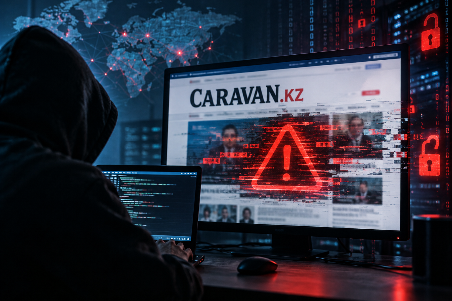 Caravan.kz подвергся кибератаке: редакция публикует официальное заявление