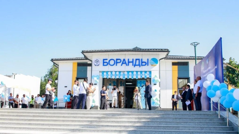 В Жамбылской области открыли железнодорожный вокзал Боранды