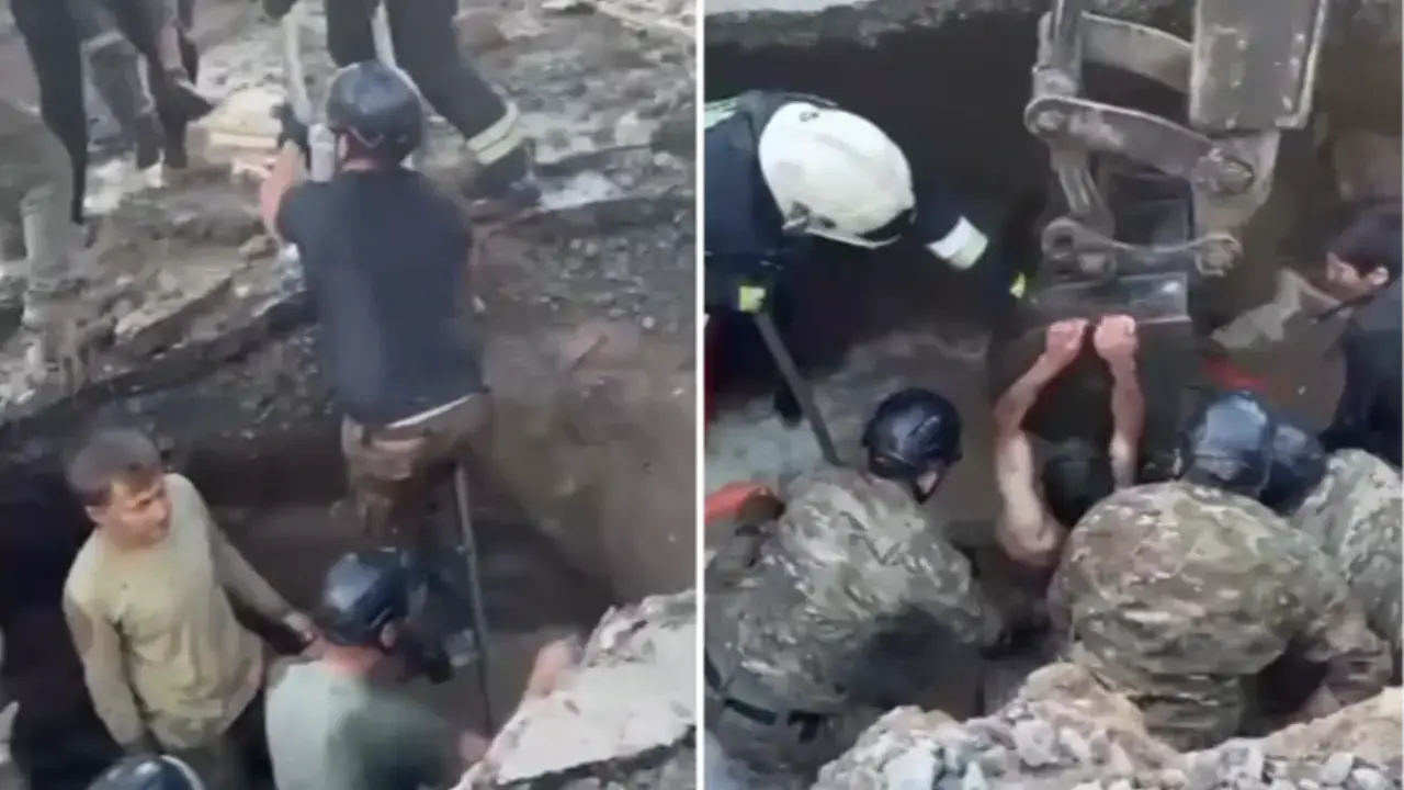 В Караганде рабочего засыпало грунтом во время земляных работ
