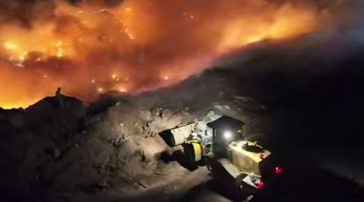 Мусор горел в области Улытау