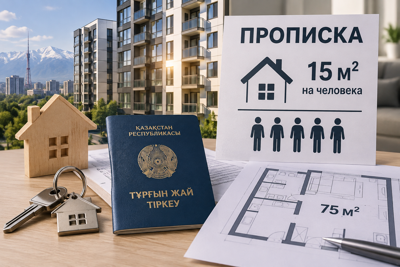 В Алматы ограничили число прописанных в квартирах: утвержден новый норматив
