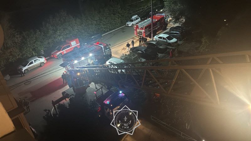 В Петропавловске при пожаре в пятиэтажном доме спасены 6 человек