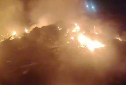 Пожар на незаконной свалке потушили в Алматинской области