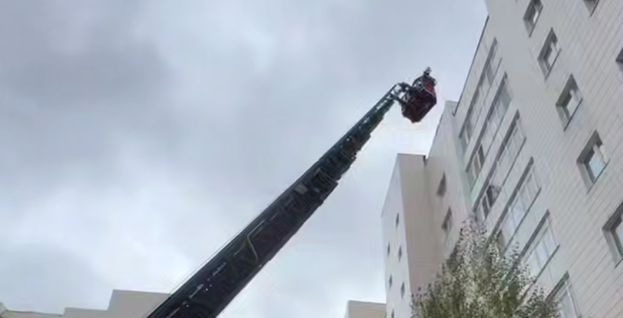 Пожар в Астане потушили