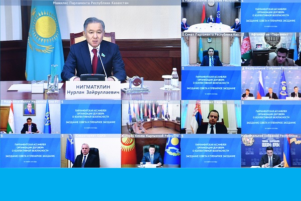 Нурлан Нигматулин выступил на заседаниях Парламентской ассамблеи ОДКБ