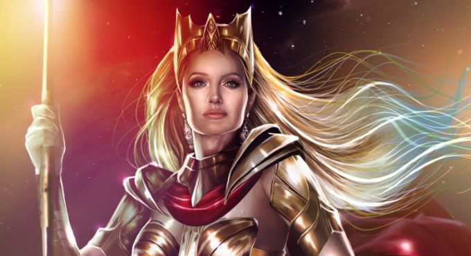 Marvel впервые показала кадры фильма «Вечные» с Анджелиной Джоли