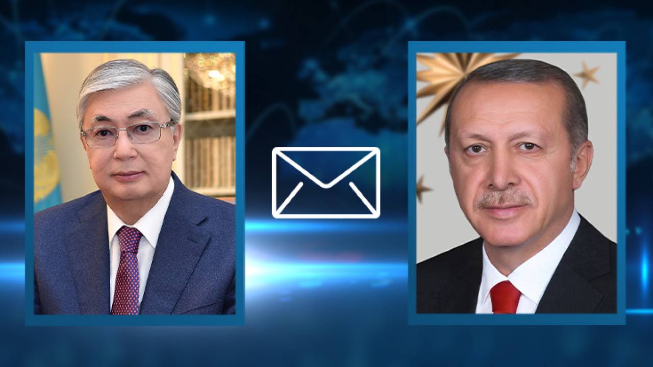 Касым-Жомарт Токаев поздравил президента Турции Реджепа Тайипа Эрдогана