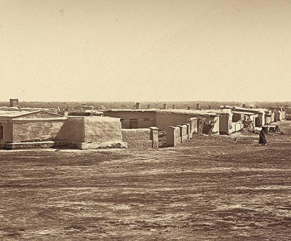 Мазанки оседлых семей