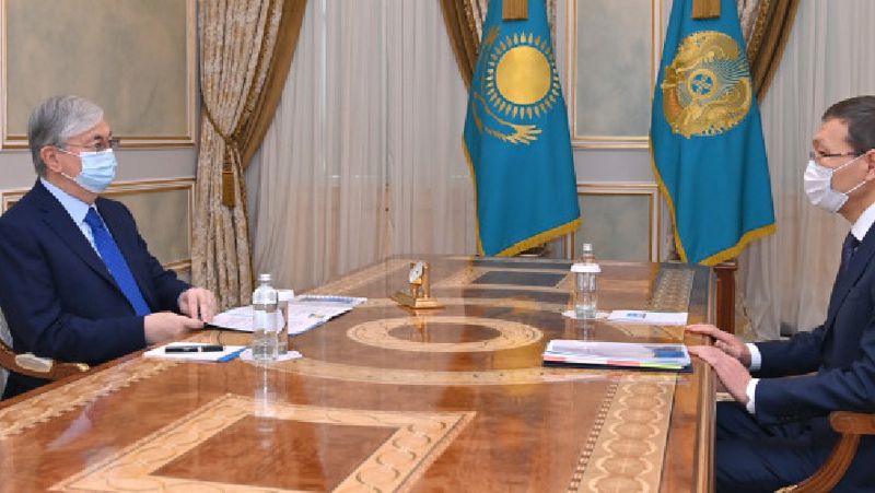 Касым-Жомарт Токаев принял главу ЦИК