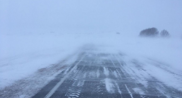 В четырех областях Казахстана закрыты дороги из-за непогоды