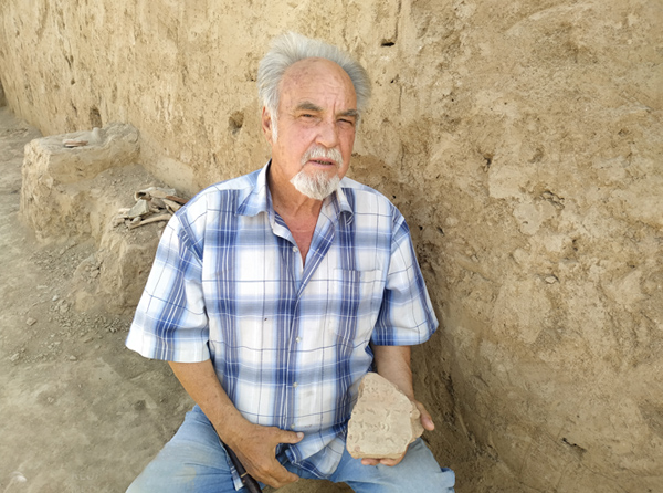 Профессор Подушкин с кирпичом-таблицей