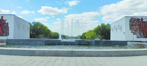 Фонтан на Каскадной площади работает в тестовом режиме