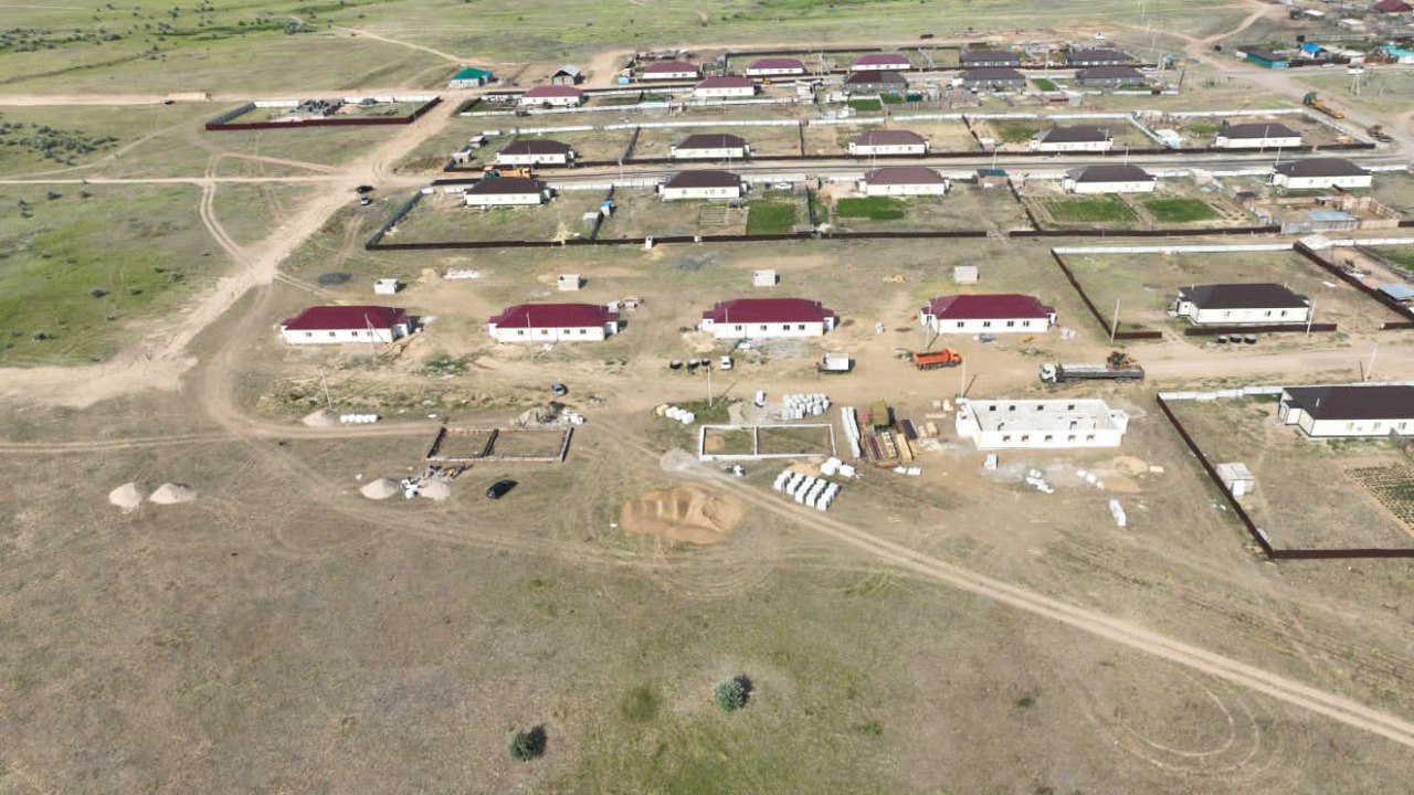 В Бескарагайском районе завершается строительство 35 домов